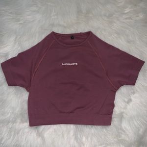 BRAND NEW Alphalete Seamless Crop Top SIZE SMALL
